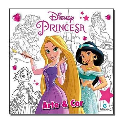 Livro Culturama Disney Princesas Arte e Cor